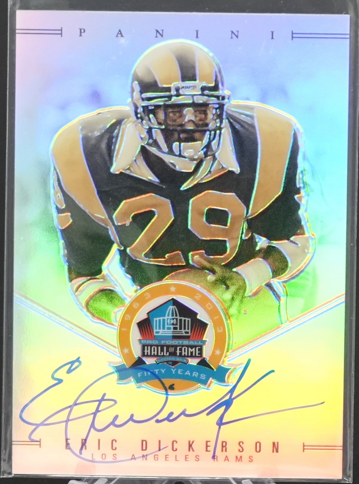 2013 Panini Football - Eric Dickerson ED - Hall of Fame Auto /50