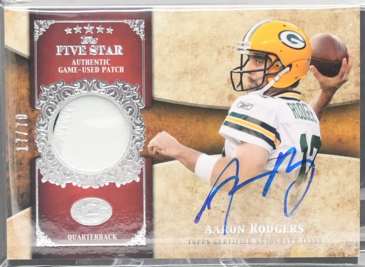 2011 Five Star Football - Aaron Rodgers FSSP-AR - Autograph Patch /70