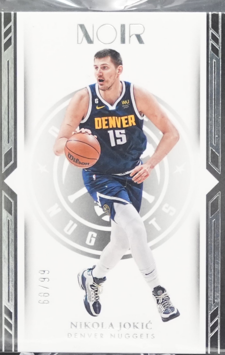 2022 Panini Noir Basketball - Nikola Jokic 82 - Icon Edition /99