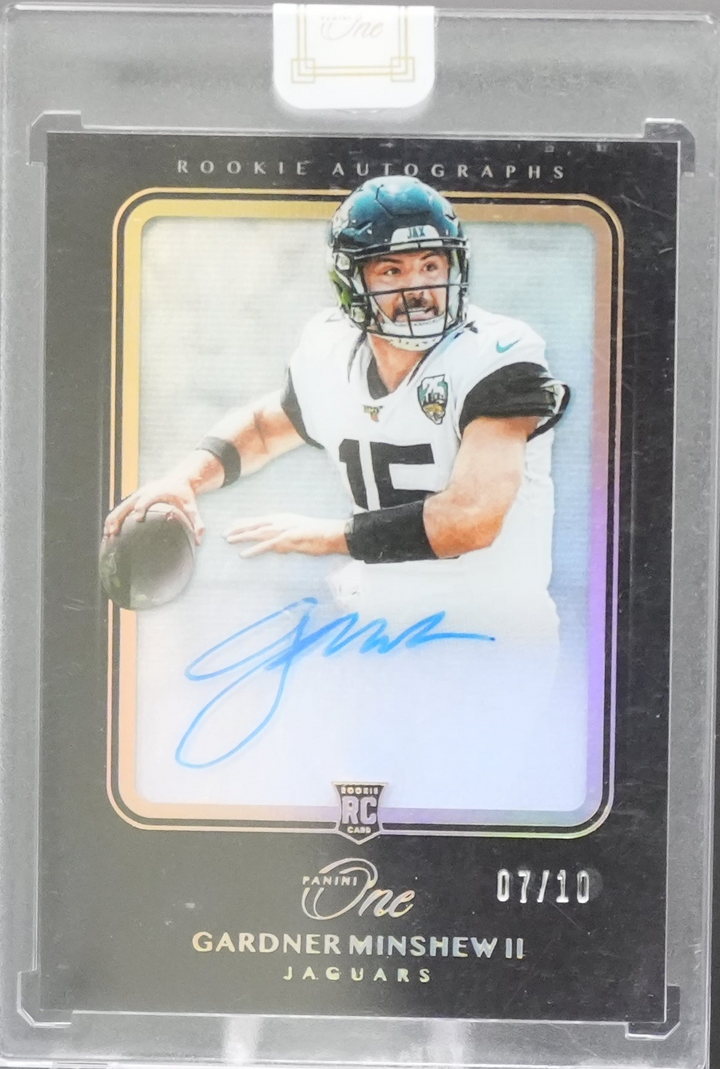 2019 Panini One Football - Gardner Minshew II 130 - Auto /10