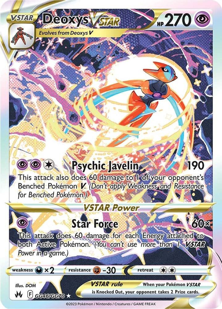 Deoxys VSTAR - SWSH: Crown Zenith: Galarian Gallery (CRZ:GG)