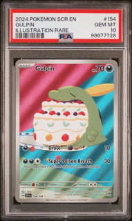 Gulpin 154/142 Stellar Crown - 2024 Pokemon - PSA 10