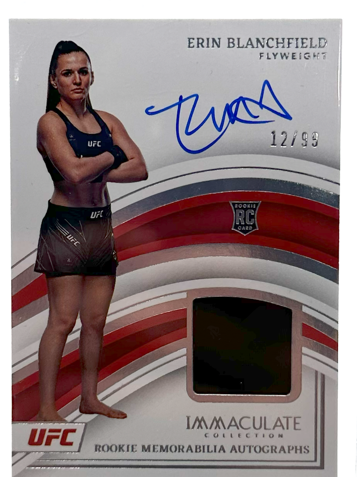 2023 Panini Immaculate UFC - Erin Blanchfield 116 - RPA /99