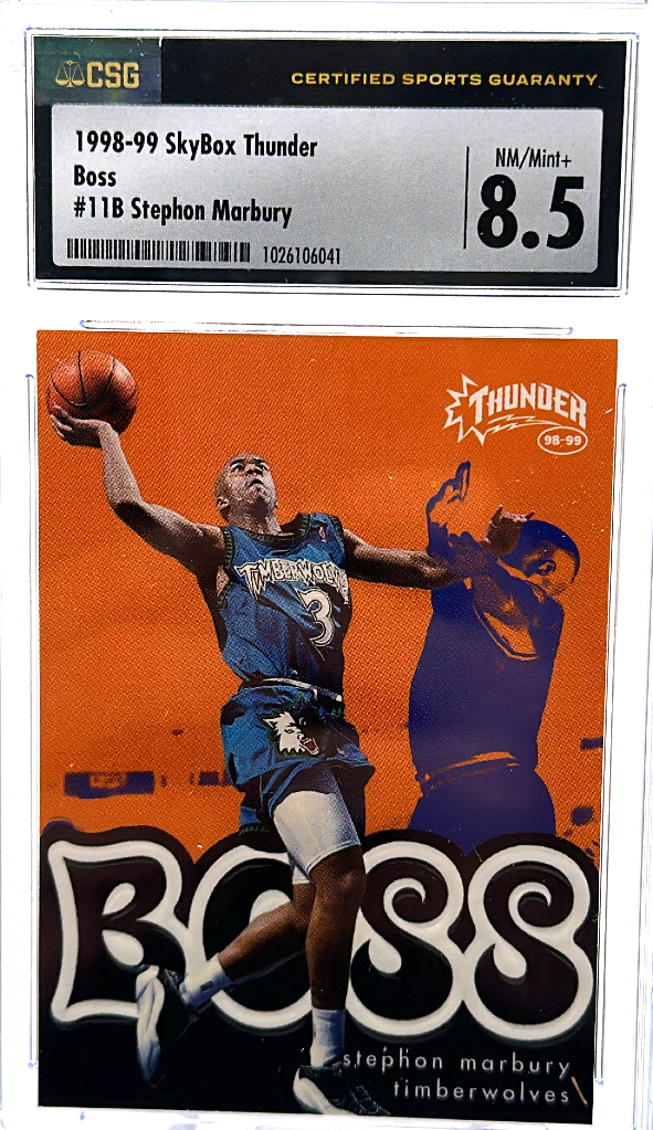 1998-99 Skybox Thunder - Stephon Marbury 11B - Boss - CSG CGC 8.5