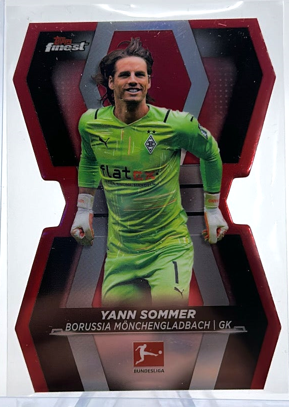 2022 Topps Finest Bundesliga - Yann Sommer FG-YS - Red /5