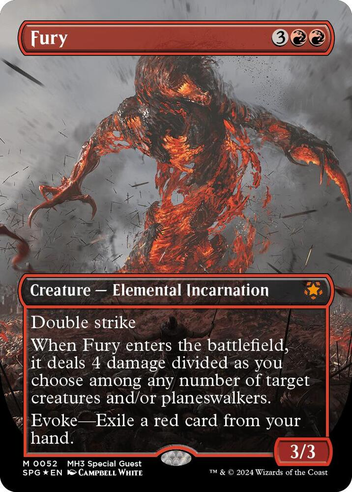 Fury (Borderless) (Textured Foil) - Special Guests (SPG)