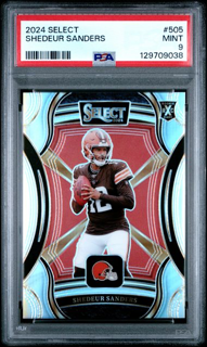 2024 Panini Select Football - Shedeur Sanders 505 - XRC - PSA 9