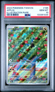 Applin - Twilight Masquerade - 185/167 - 2024 Pokemon - PSA 10