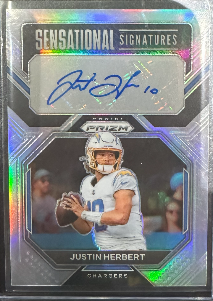 2022 Panini Prizm Football - Justin Herbert SS-JH - Sensational Signatures /35