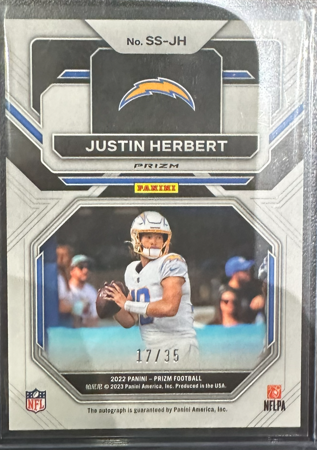 2022 Panini Prizm Football - Justin Herbert SS-JH - Sensational Signatures /35