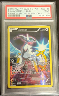 Arceus XY116 Mythical Promo - 2016 Pokemon - PSA 9