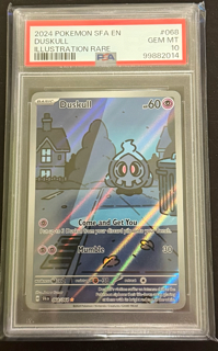 Duskull 068/064 - Shrouded Fable - 2024 Pokemon - PSA 10