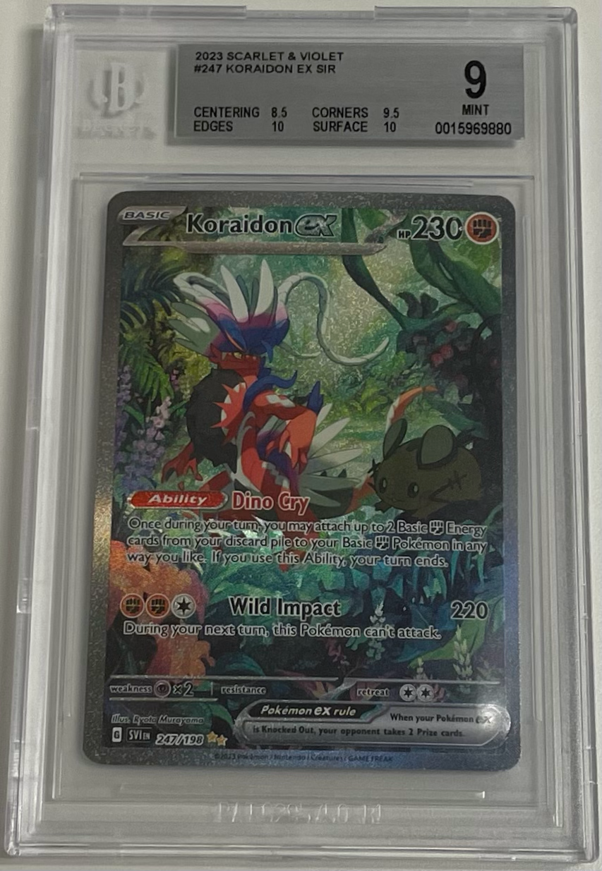 Koraidon ex 247/198 - Scarlet & Violet Base - 2023 Pokemon - BGS 9