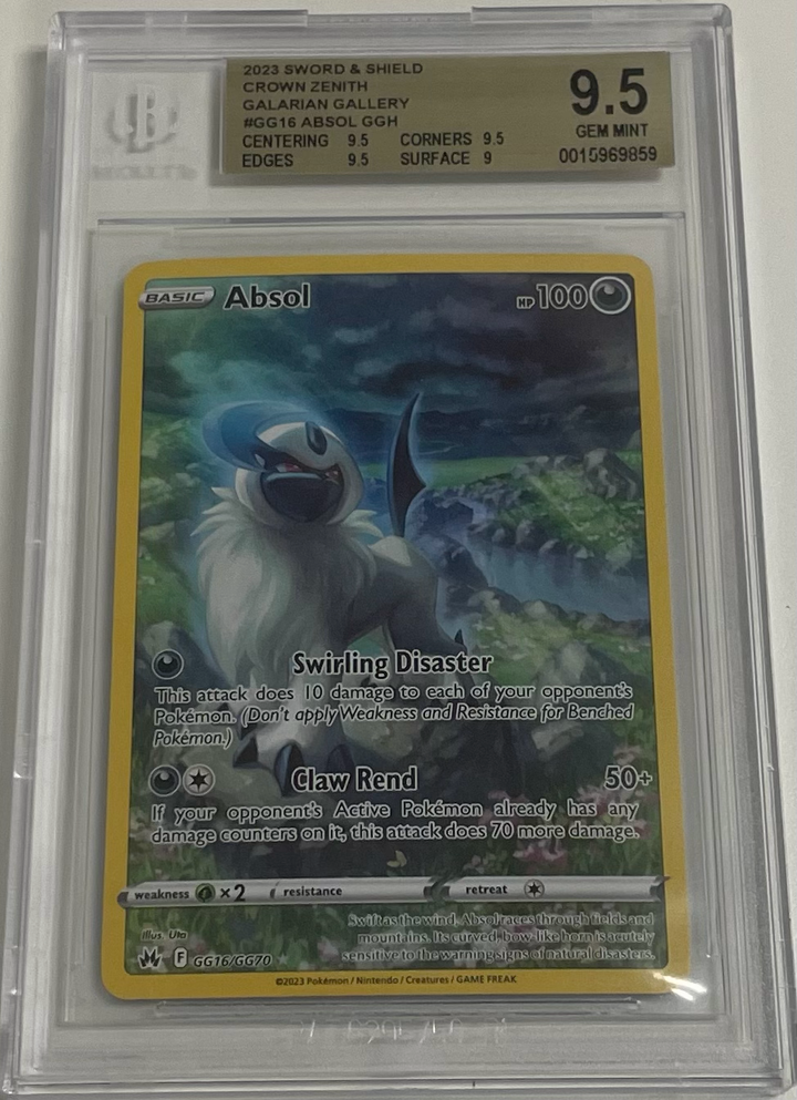 Absol GG16/GG70 - Sword & Shield: Crown Zenith - 2023 Pokemon - BGS 9.5