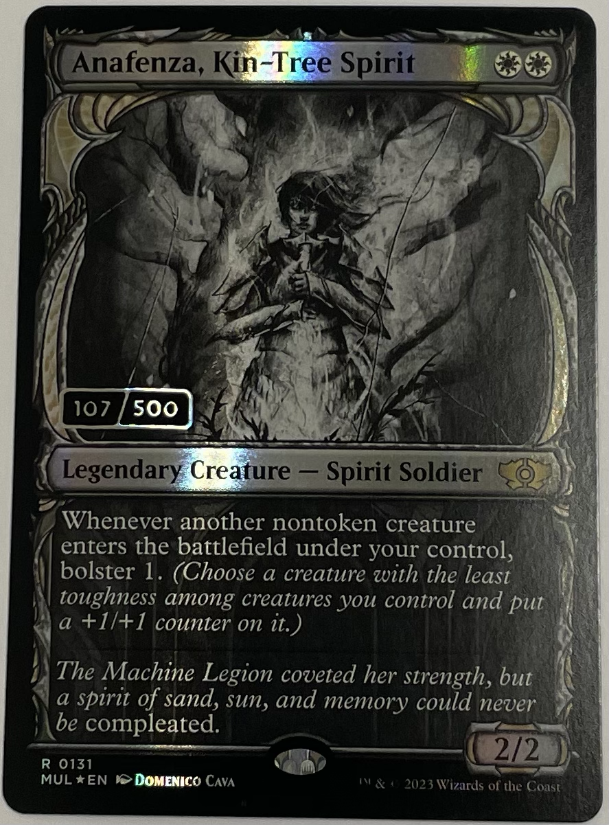 Anafenza, Kin-Tree Spirit (Serial Numbered) - March of the Machine: Multiverse Legends (MUL)