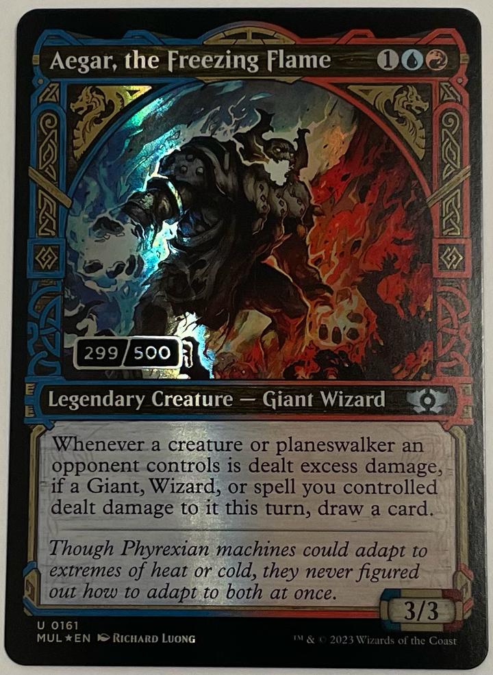 Aegar, the Freezing Flame (Serial Numbered) - March of the Machine: Multiverse Legends (MUL)