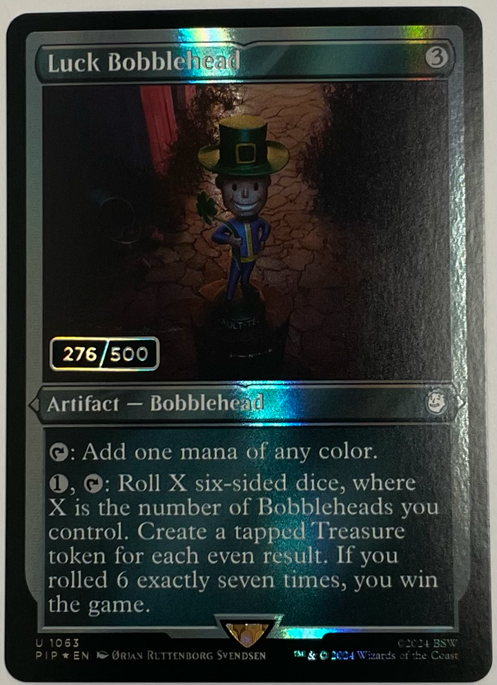 Luck Bobblehead (Serial Numbered) - Universes Beyond: Fallout (PIP)