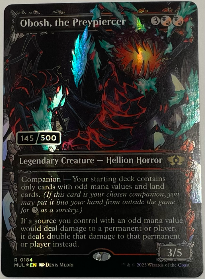 Obosh, the Preypiercer (Serial Numbered) - March of the Machine: Multiverse Legends (MUL)