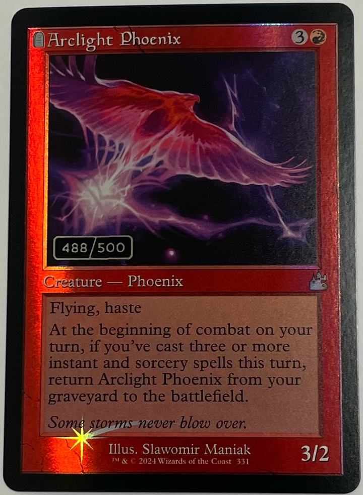 Arclight Phoenix (Retro Frame) (Serial Numbered) - Ravnica Remastered (RVR)