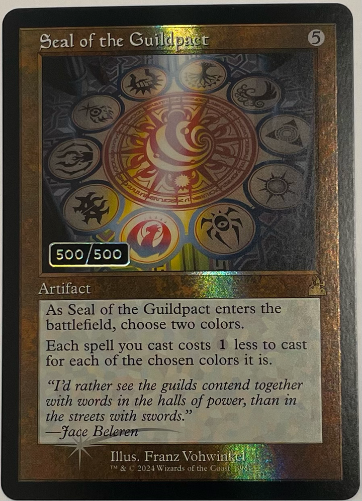 Seal of the Guildpact (Retro Frame) (Serial Numbered) - Ravnica Remastered (RVR)