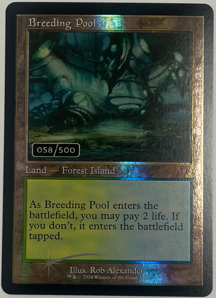 Breeding Pool (Retro Frame) (Serial Numbered) - Ravnica Remastered (RVR)