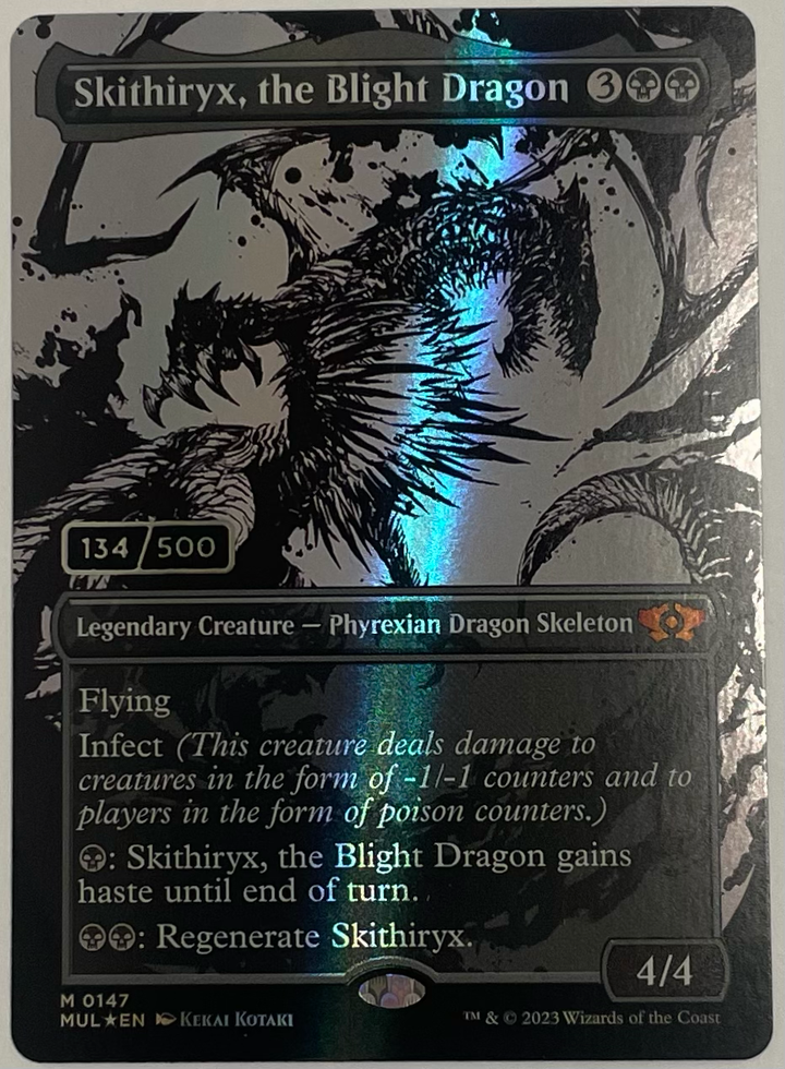 Skithiryx, the Blight Dragon (Serial Numbered) - March of the Machine: Multiverse Legends (MUL)