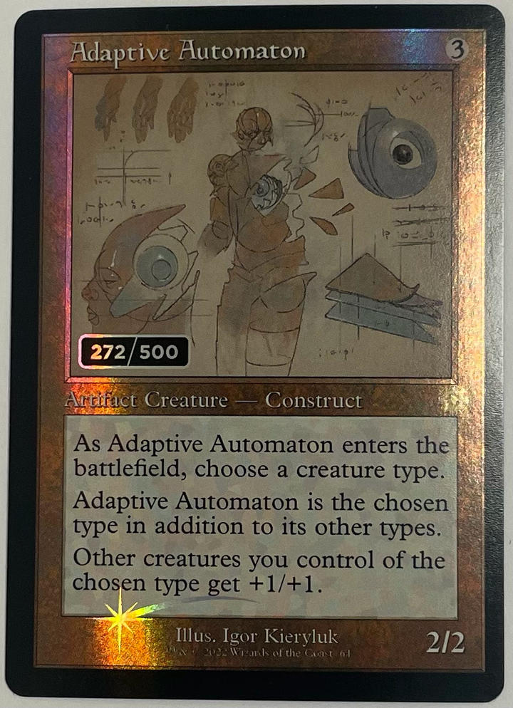 Adaptive Automaton (Schematic) (Serial Numbered) - The Brothers' War: Retro Frame Artifacts (BRR)