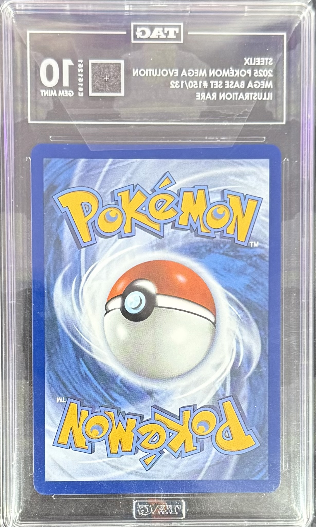 Steelix - 2025 Pokemon Mega Evolution - Mega Base Set #150/132 - Illustration Rare - TAG 10