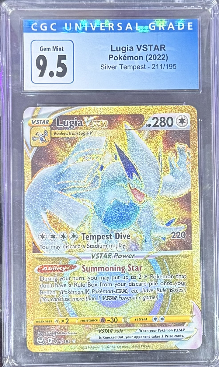 Lugia VSTAR - Pokemon (2022) - Silver Tempest - 211/195 - CGC 9.5