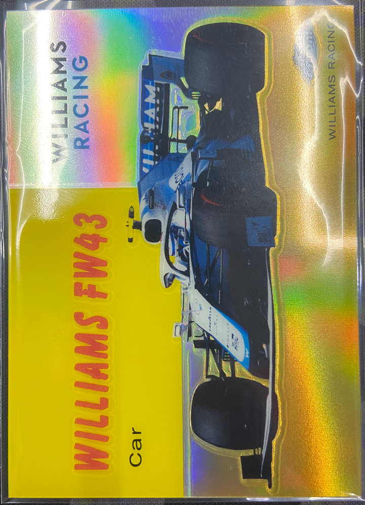 2020 Topps Chrome Formula 1 Gold Refractor /50 Williams FW43 #54W-25