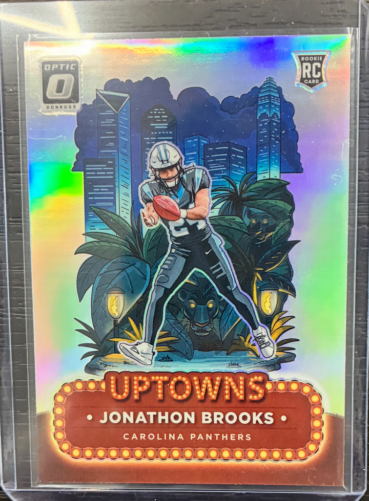 2024 Panini Donruss Optic Football Jonathon Brooks Uptowns Case Hit Rookie