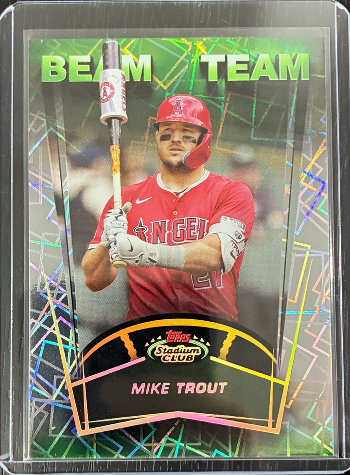 2025 Topps Stadium Club Baseball - Mike Trout Beam Team Case Hit