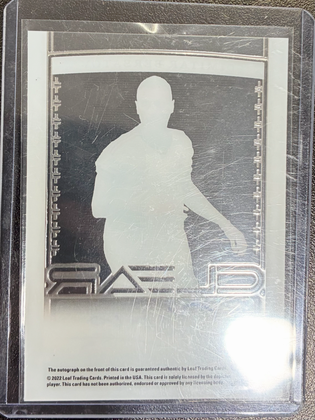 2022 Leaf Trinity - Dimitar Berbatov - #CA-DB1 - Clear Bronze Autograph 21/49
