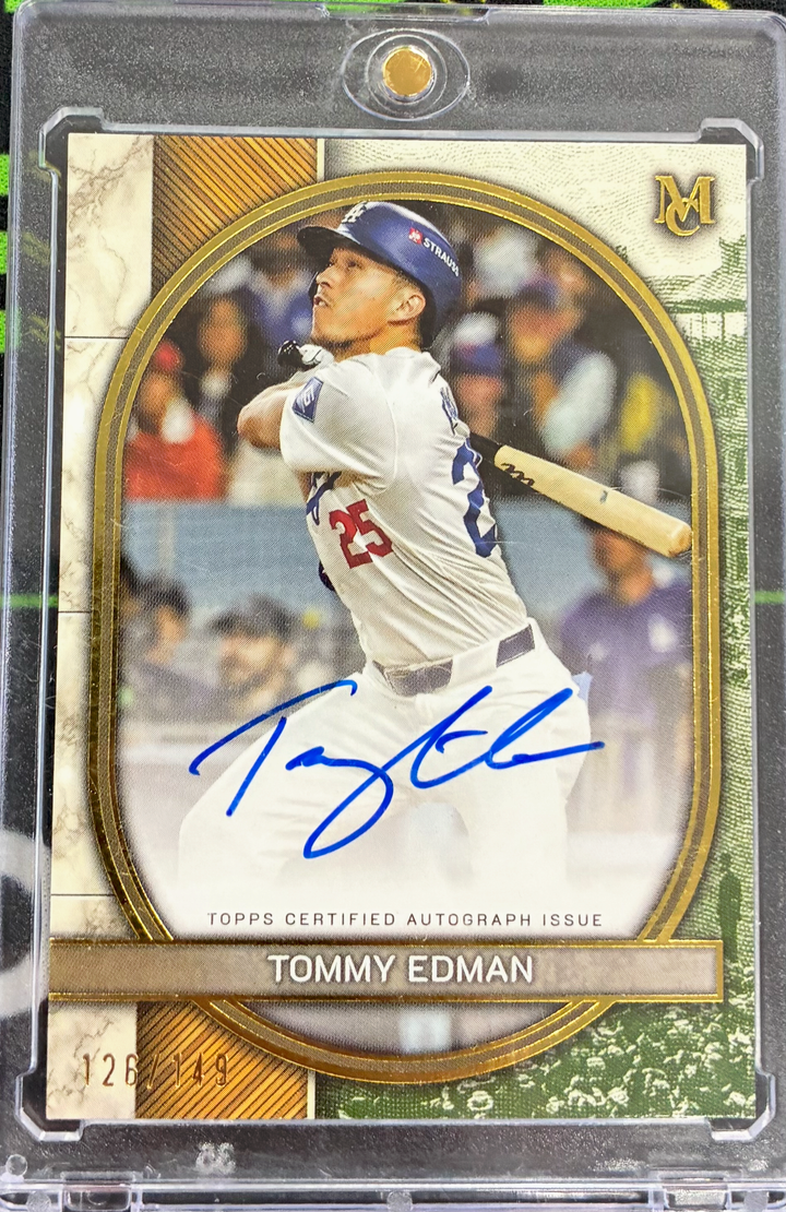 2025 Topps Museum Collection - Tommy Edman AA-TE - Autograph /149