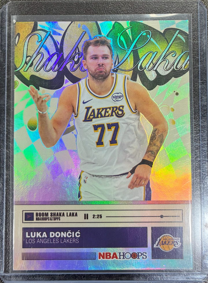 2025-26 Topps NBA Hoops Basketball - Luka Doncic #BO-3 - Boom Shaka Laka Case Hit