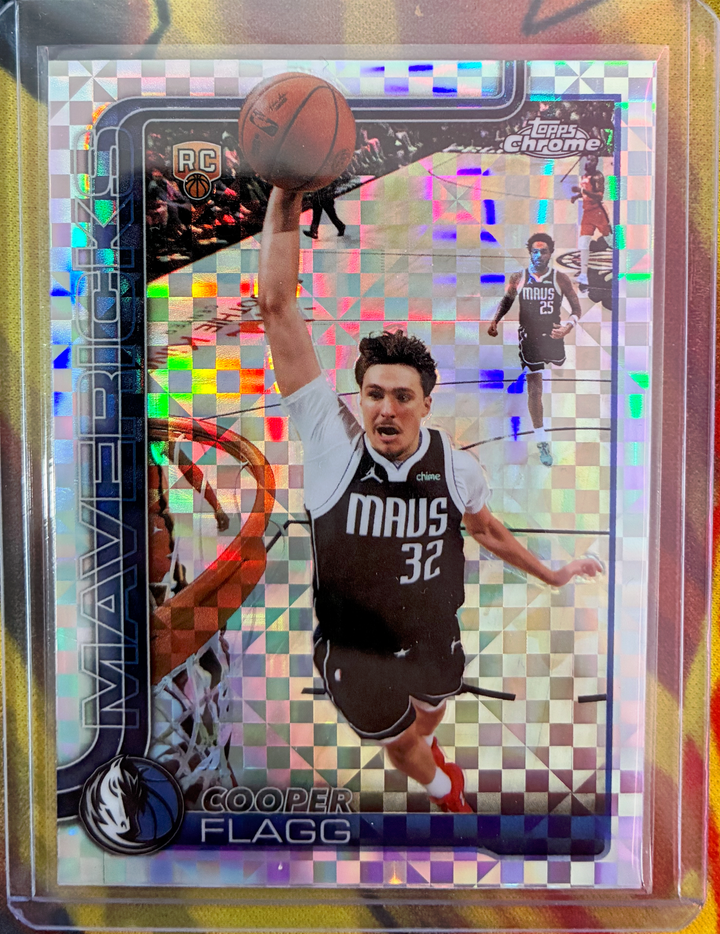 2025-26 Topps Chrome Update Basketball - Cooper Flagg #151 - Rookie X-Fractor Parallel