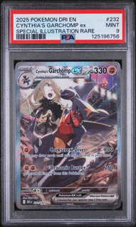 Cynthia's Garchomp ex Special Illustration Rare Destined Rivals - 2025 Pokemon - PSA 9
