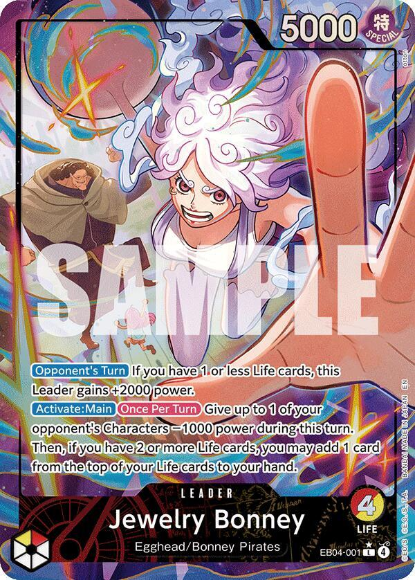 Jewelry Bonney (EB04-001) (Alternate Art) - Adventure on Kami's Island (OP15-EB04)