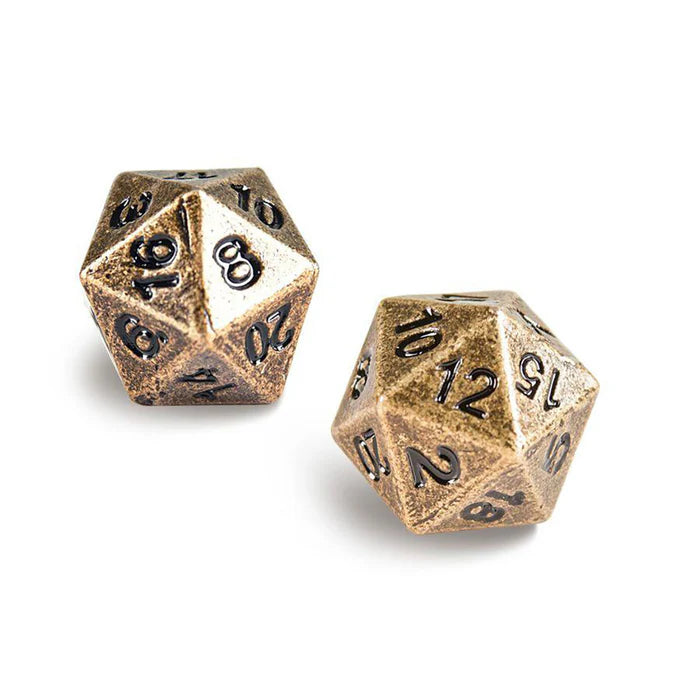 Ultra PRO Heavy Metal D20 Dice Set (Various Options)