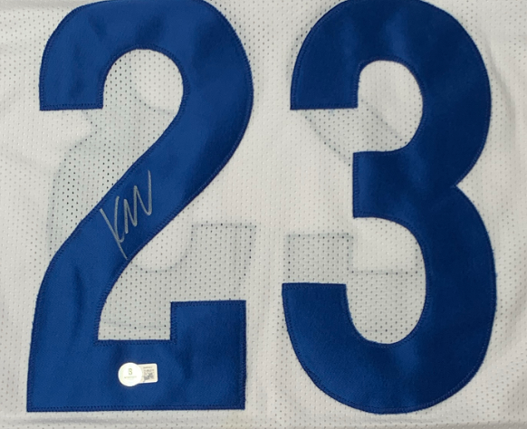 Kyren Williams Autographed Signed White Custom Jersey - Beckett Certified