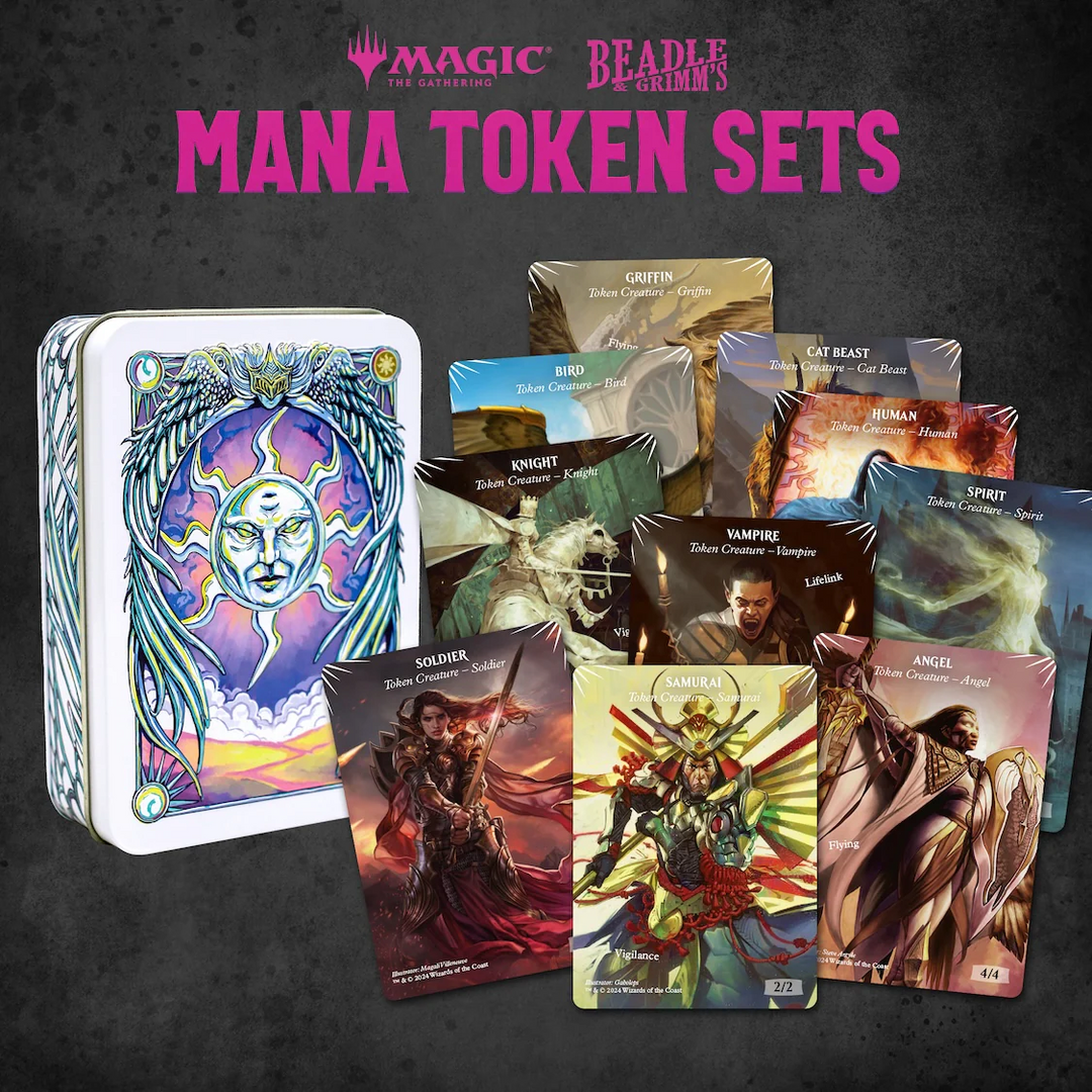 MTG: White Mana Metal Token Set - Beadle & Grimm's