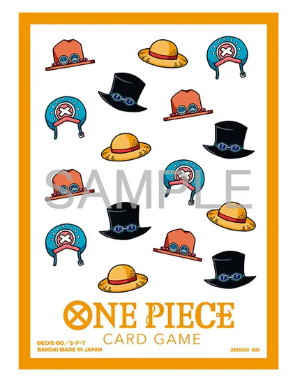 One Piece Card Game Official Sleeves - Hat Patterns (70-Pack)