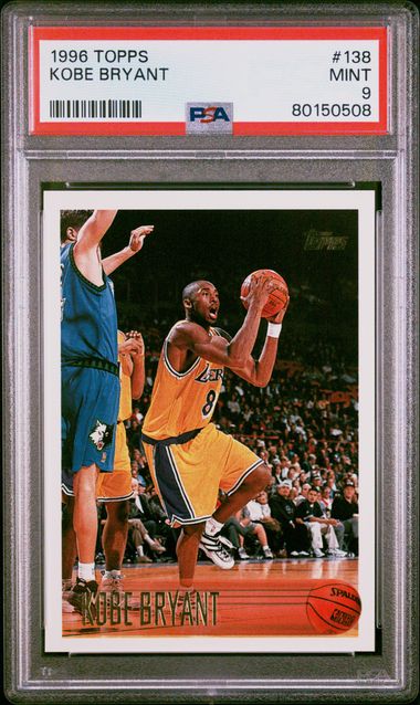 1996 Topps - Kobe Bryant 138 - PSA 9