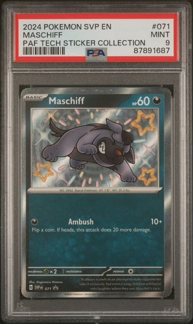 Maschiff - 071 - Scarlet & Violet Promo Cards - 2024 Pokemon - PSA 9