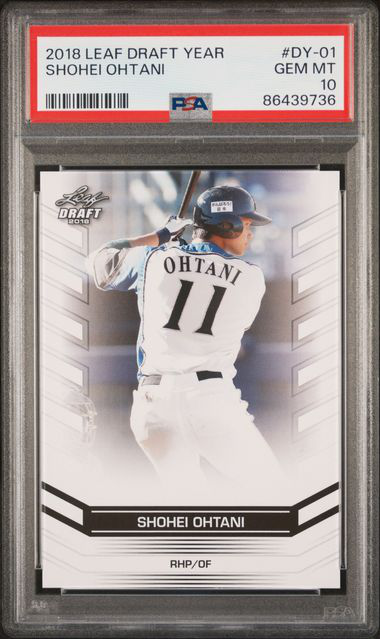 2018 Leaf Draft Year - Shohei Ohtani #DY-01 - PSA 10