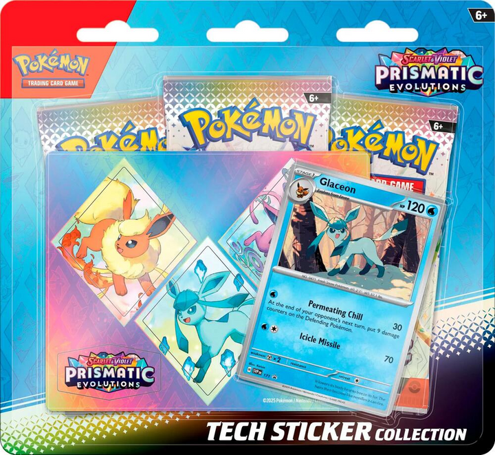 Scarlet & Violet - Prismatic Evolutions Tech Sticker Collection