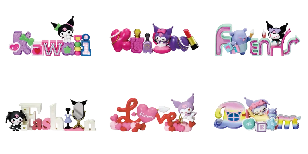 Re-Ment Kuromi Words Collection Blind Box - 1 Random Figure