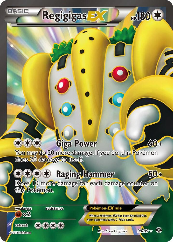 Regigigas EX (99 Full Art) - Next Destinies (NXD)