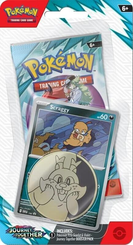 2025 Pokemon SV - Journey Together 1 Pack Blister [Scraggy]