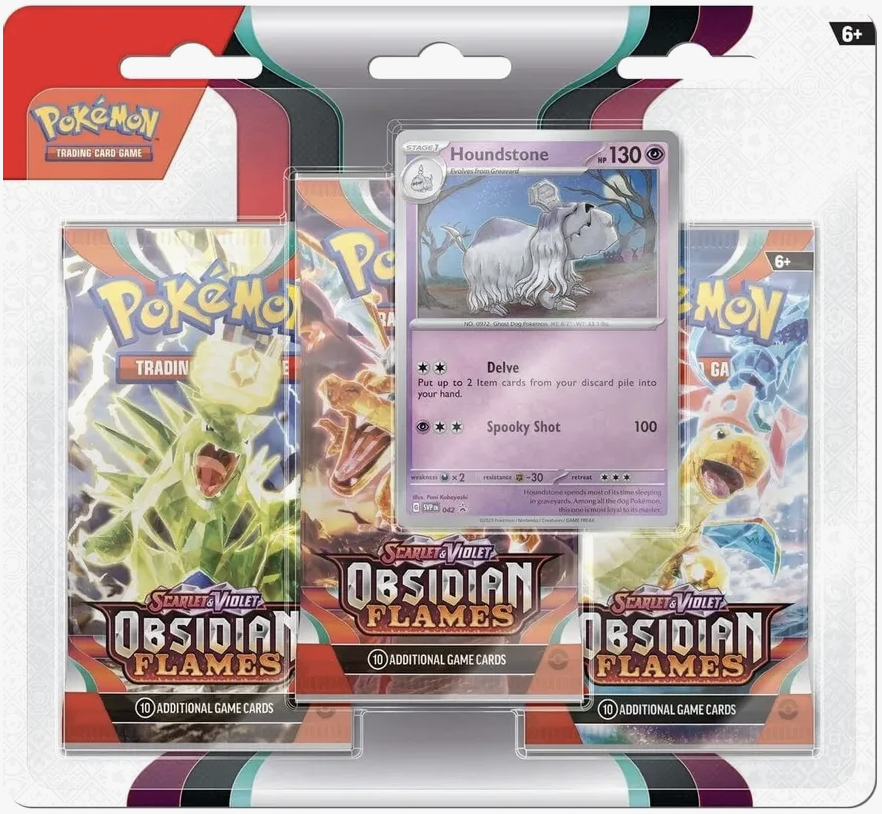 Scarlet & Violet - Obsidian Flames 3-Pack Blister